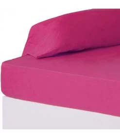 Drap Housse Fuchsia - 90x200cm