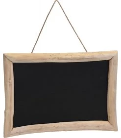Écriteau Ardoise à Suspendre En Teck