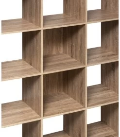 Étagère Bois 12 Casiers - 108x32x134cm -Produits Menagers Boutique etagere bois 12 casiers 108x32x134cm 2