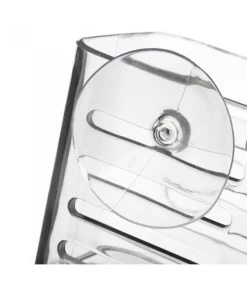 Étagère De Douche En Plastique Transparent à Ventouses -Produits Menagers Boutique etagere de douche en plastique transparent a ventouses 2