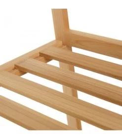 Étagère En Bois De Sapin Nature 3 Plateaux 35x30x70cm -Produits Menagers Boutique etagere en bois de sapin nature 3 plateaux 35x30x70cm 3