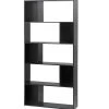 Étagère En Bois Noir 10 Casiers - Hauteur 173cm -Produits Menagers Boutique etagere en bois noir 10 casiers hauteur 173cm
