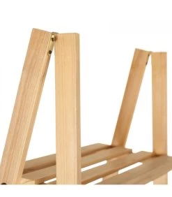 Étagère Inclinée En Bois De Sapin Nature 4 Plateaux -Produits Menagers Boutique etagere inclinee en bois de sapin nature 4 plateaux 3
