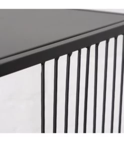 Étagère Métal Noir 4 Niveaux 30x30x115cm -Produits Menagers Boutique etagere metal noir 4 niveaux 30x30x115cm 3