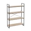 Étagère Métal Noir Et Bois 4 Étages -Produits Menagers Boutique etagere metal noir et bois 4 etages