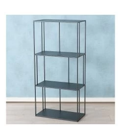 Étagère Métal Noir - Hauteur 115cm -Produits Menagers Boutique etagere metal noir hauteur 115cm 2
