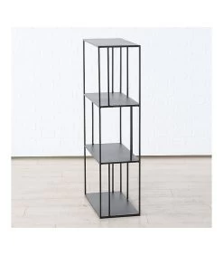 Étagère Métal Noir - Hauteur 115cm -Produits Menagers Boutique etagere metal noir hauteur 115cm 3