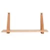 Étagère Murale En Bois Et Fixations Lanières Cuir -Produits Menagers Boutique etagere murale en bois et fixations lanieres cuir