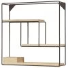 Étagère Murale En Métal Noir Et Bois -Produits Menagers Boutique etagere murale en metal noir et bois
