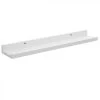 Étagère Murale Tablette Bois Blanc - 60x8x3.7cm -Produits Menagers Boutique etagere murale tablette bois blanc 60x8x37cm