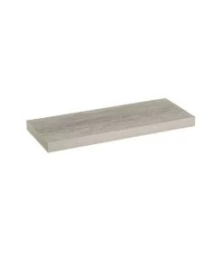 Étagère Murale Tablette En Bois MDF Gris - 60cm