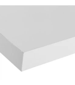 Étagère Murale Tablette En MDF Blanc - 80cm -Produits Menagers Boutique etagere murale tablette en mdf blanc 80cm 2