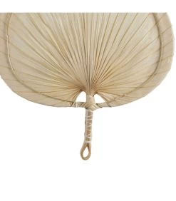 Éventail Décoratif En Feuilles De Palmiers Séchées 36x48cm -Produits Menagers Boutique eventail decoratif en feuilles de palmiers sechees 36x48cm 2