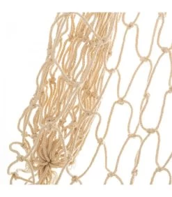 Filet De Pêche Décoratif En Coton Beige 150x200cm -Produits Menagers Boutique filet de peche decoratif en coton beige 150x200cm 2