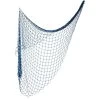 Filet De Pêche Décoratif En Coton Bleu 150x200cm -Produits Menagers Boutique filet de peche decoratif en coton bleu 150x200cm
