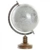 Globe Terrestre Vert Menthe Style Ancien Base Bois -Produits Menagers Boutique globe terrestre vert menthe style ancien base bois