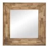 Grand Miroir Carré En Bois Recyclé Rustique -Produits Menagers Boutique grand miroir carre en bois recycle rustique