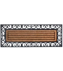 ESSCHERT DESIGN Grand Paillasson En Coco Et Caoutchouc - 120 X 45cm