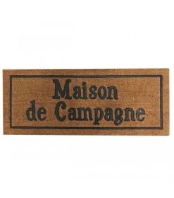 Grand Paillasson En Coco Et Caoutchouc Maison De Campagne