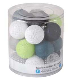 Guirlande Lumineuse Led Sur Secteur Multicolore - Bleu, Vert, Gris -Produits Menagers Boutique guirlande lumineuse led sur secteur multicolore bleu vert gris 2