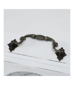 Horloge à Poser En Bois Blanc -Produits Menagers Boutique horloge a poser en bois blanc 2