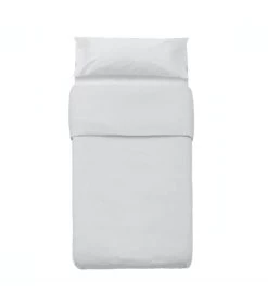 Housse De Couette Lit De 90 Blanc - 150x220cm