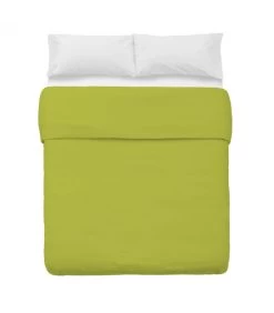 Housse De Couette Lit Double Vert - 220x240cm