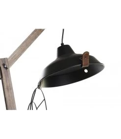 Lampadaire Bois Et Métal Style Industriel - 57x56x190cm -Produits Menagers Boutique lampadaire bois et metal style industriel 57x56x190cm 3