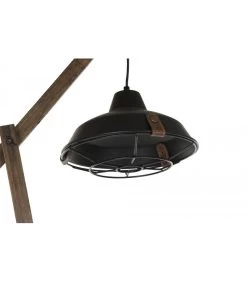 Lampadaire Bois Et Métal Style Industriel - 57x56x190cm -Produits Menagers Boutique lampadaire bois et metal style industriel 57x56x190cm 5