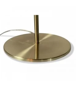 Lampadaire Rétro En Métal Doré + 3 Globes En Verre Blanc -Produits Menagers Boutique lampadaire retro en metal dore 3 globes en verre blanc 2