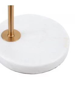 Lampe à Poser Base Marbre Et Globe En Verre Blanc -Produits Menagers Boutique lampe a poser base marbre et globe en verre blanc 3