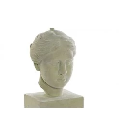 Lampe à Poser Buste En Résine Et Abat-jour Velours Rose - 26x26x48cm -Produits Menagers Boutique lampe a poser buste en resine et abat jour velours rose 26x26x48cm 3