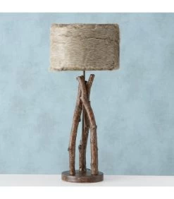 Lampe à Poser Chalet De Montagne - 33x33x75cm -Produits Menagers Boutique lampe a poser chalet de montagne 33x33x75cm 1