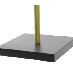 Lampe à Poser Double En Métal Noir Et Doré 38x16x64cm -Produits Menagers Boutique lampe a poser double en metal noir et dore 38x16x64cm 2