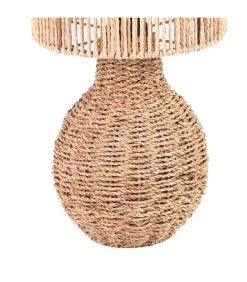 Lampe à Poser En Corde Et Algue Marine -Produits Menagers Boutique lampe a poser en corde et algue marine 2