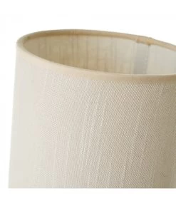 Lampe à Poser Métal Noir Et Abat-jour Blanc - 15x15x29.5cm -Produits Menagers Boutique lampe a poser metal noir et abat jour blanc 15x15x295cm 2