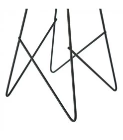 Lampe à Poser Métal Noir Et Abat-jour Blanc - 23x23x38.5cm -Produits Menagers Boutique lampe a poser metal noir et abat jour blanc 23x23x385cm 2