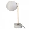 Lampe à Poser Rétro En Marbre Blanc, Laiton Et Verre -Produits Menagers Boutique lampe a poser retro en marbre blanc laiton et verre