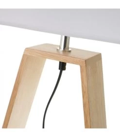 Lampe à Poser Triangle Bois Et Abat-jour Blanc - Hauteur 60cm 11 Lampe à Poser Triangle Bois Et Abat-jour Blanc - Hauteur 60cm -Produits Menagers Boutique lampe a poser triangle bois et abat jour blanc hauteur 60cm 4