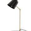 Lampe De Bureau Articulée Métal Noir Et Doré - 20x20x47cm -Produits Menagers Boutique lampe de bureau articulee metal noir et dore 20x20x47cm