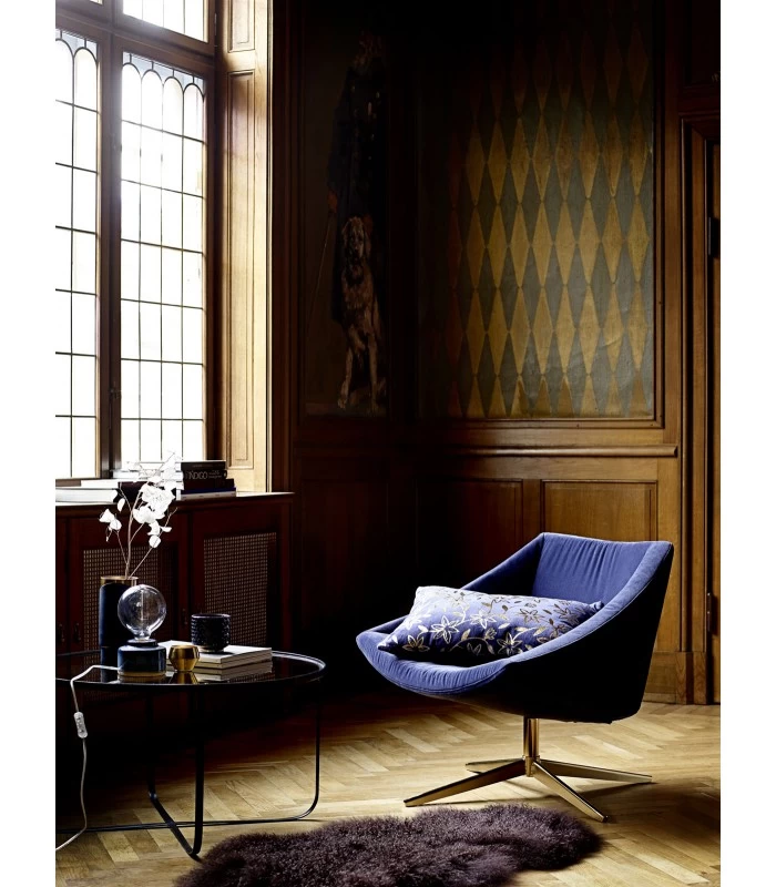 Bloomingville Lampe De Table En Porcelaine Bleue 5 Bloomingville Lampe De Table En Porcelaine Bleue – Image 3