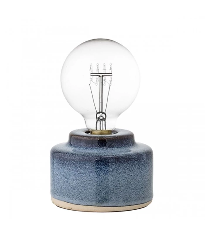 Bloomingville Lampe De Table En Porcelaine Bleue 3 Bloomingville Lampe De Table En Porcelaine Bleue