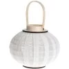 Lanterne En Bois Et Gaze Blanc 25x25x21cm -Produits Menagers Boutique lanterne en bois et gaze blanc 25x25x21cm
