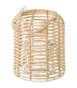 Lanterne En Rotin 17x17x20cm