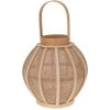 Lanterne En Rotin 22x22x23cm -Produits Menagers Boutique lanterne en rotin 22x22x23cm