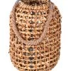 Lanterne En Rotin Et Jute - 20x20x29cm -Produits Menagers Boutique lanterne en rotin et jute 20x20x29cm