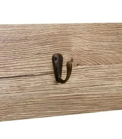 Meuble D'entrée + Portemanteau Bois Et Métal 80x32x171cm -Produits Menagers Boutique meuble d entree portemanteau bois et metal 80x32x171cm 2