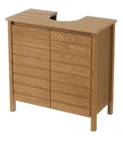 Meuble Salle De Bain Sous Lavabo En Bois - 60x30x60cm