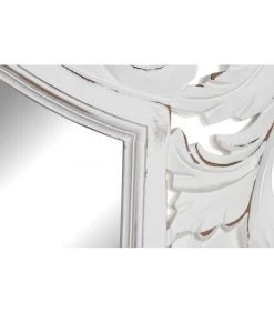Miroir Avec Moulures En Bois Blanc Vieilli -Produits Menagers Boutique miroir avec moulures en bois blanc vieilli 2