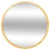 Miroir De Salle De Bain Bambou Rond Rétroéclairé Led - Diamètre 57cm -Produits Menagers Boutique miroir de salle de bain bambou rond retroeclaire led diametre 57cm